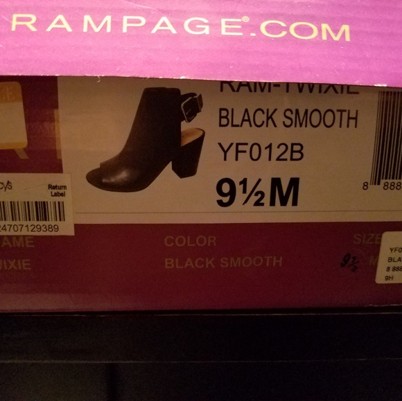 Rampage
Womens Block Heels
Buckle Peep Toe Slingba - Picture 4 of 8